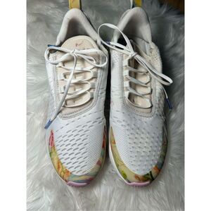 NIKE AIR MAX 270 SNEAKERS FLORAL SUMMIT WHITE ARCTIC PINK  AT6819 100 SZ 9